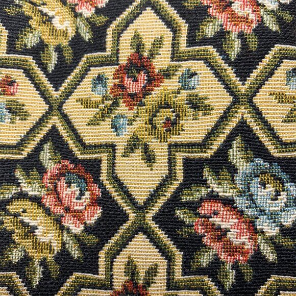 VINTAGE Walborg RARE Petit Point Tapestry Bag With Lucite Chain Strap - Picture 5 of 6